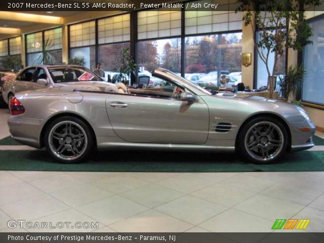 2007 Mercedes-Benz SL 55 AMG Roadster in Pewter Metallic