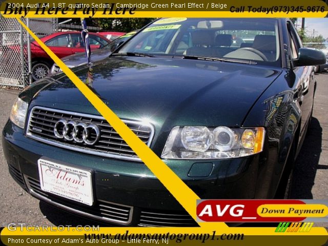 2004 Audi A4 1.8T quattro Sedan in Cambridge Green Pearl Effect