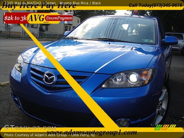 2005 Mazda MAZDA3 s Sedan in Winning Blue Mica