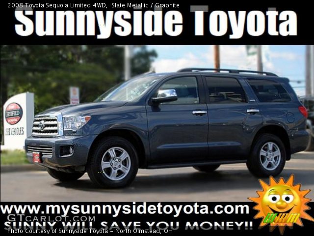 2008 Toyota Sequoia Limited 4WD in Slate Metallic