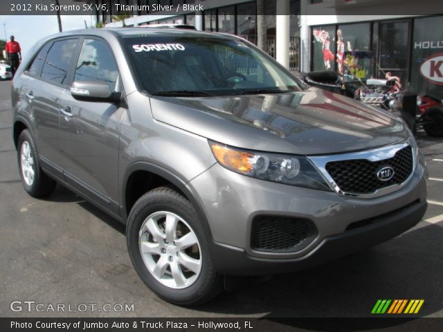 2012 Kia Sorento SX V6 in Titanium Silver