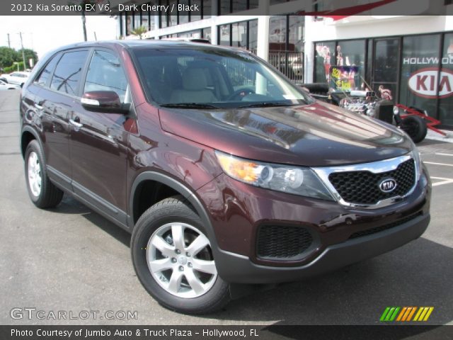 2012 Kia Sorento EX V6 in Dark Cherry