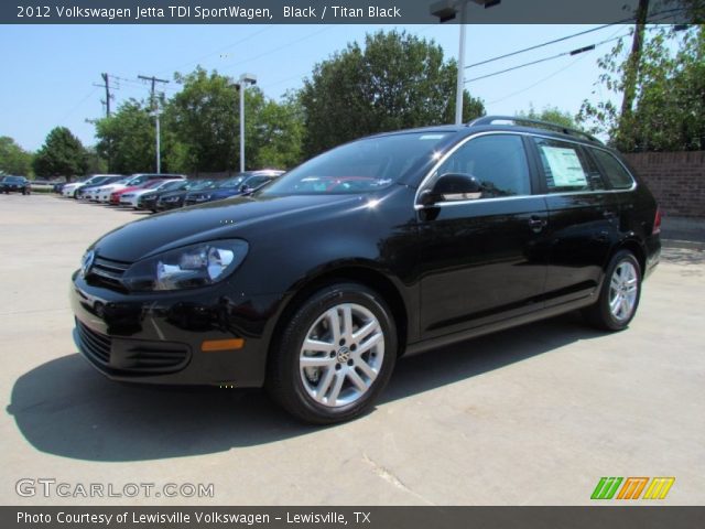 2012 Volkswagen Jetta TDI SportWagen in Black