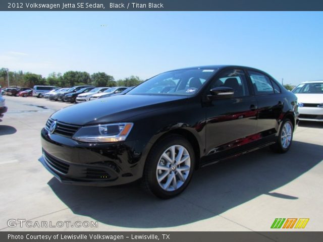 2012 Volkswagen Jetta SE Sedan in Black