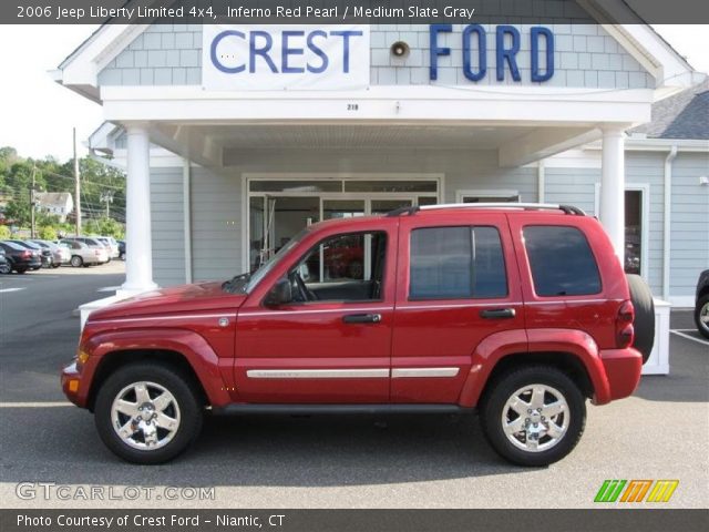 2006 Jeep Liberty Limited 4x4 in Inferno Red Pearl