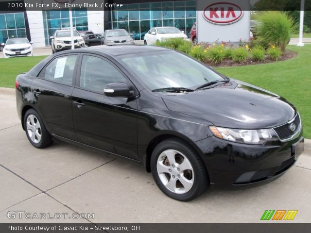 2010 Kia Forte EX in Ebony Black