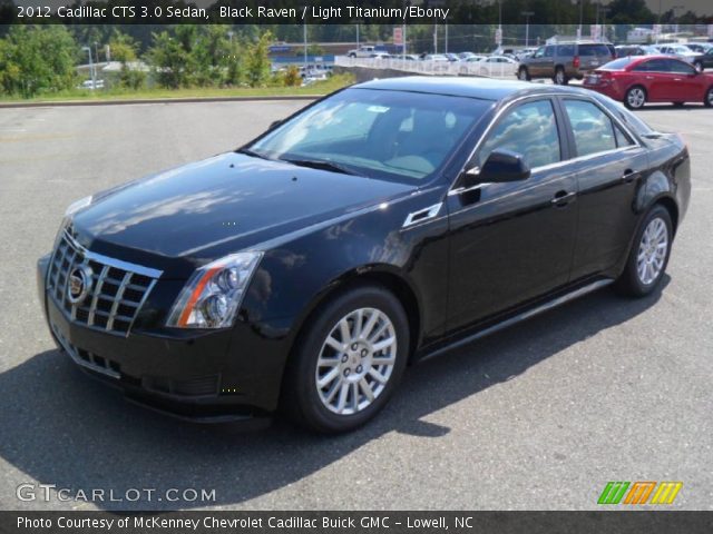 2012 Cadillac CTS 3.0 Sedan in Black Raven