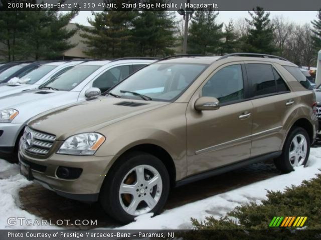 2008 Mercedes-Benz ML 350 4Matic in Sand Beige Metallic