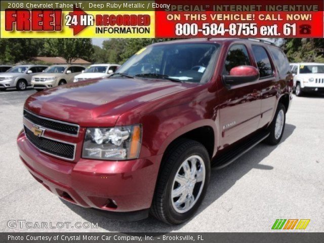 2008 Chevrolet Tahoe LT in Deep Ruby Metallic
