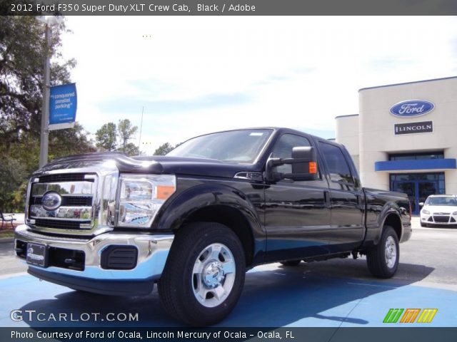 2012 Ford F350 Super Duty XLT Crew Cab in Black