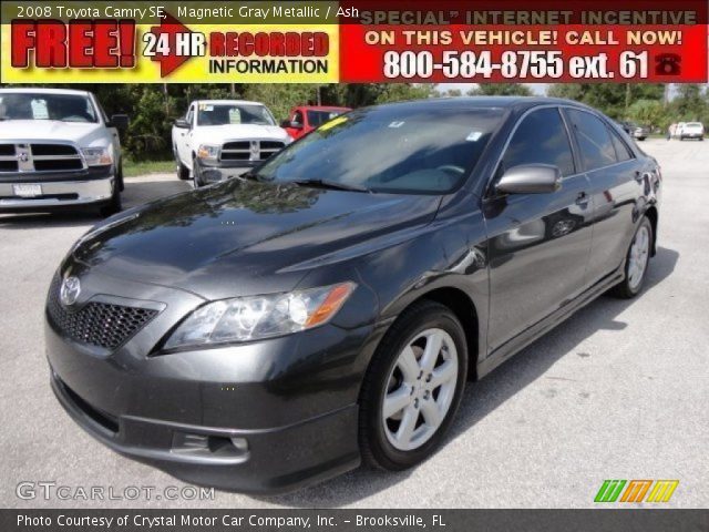 2008 Toyota Camry SE in Magnetic Gray Metallic