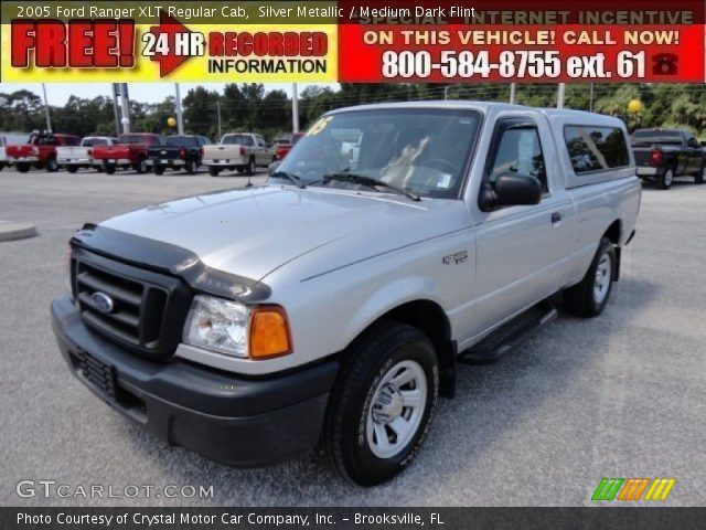 2005 Ford Ranger XLT Regular Cab in Silver Metallic