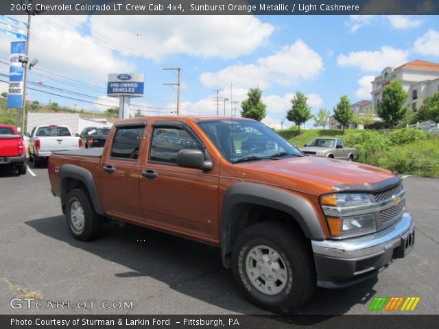 2006 Chevrolet Colorado LT Crew Cab 4x4 in Sunburst Orange Metallic