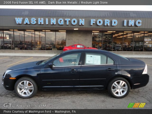 2008 Ford Fusion SEL V6 AWD in Dark Blue Ink Metallic