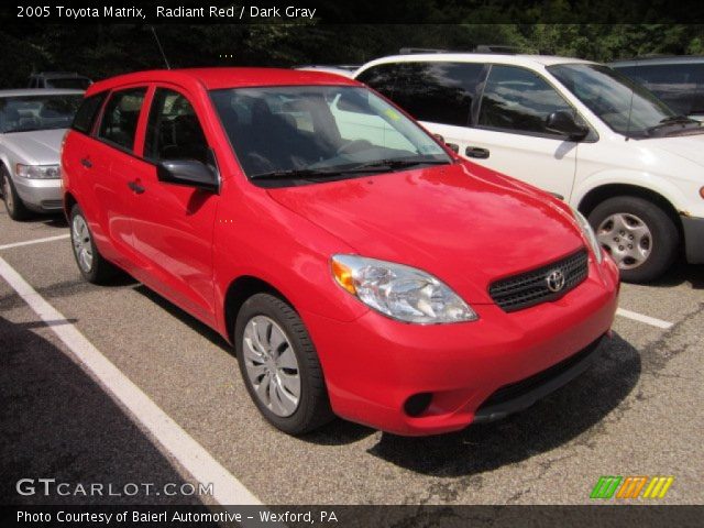 2005 Toyota Matrix  in Radiant Red