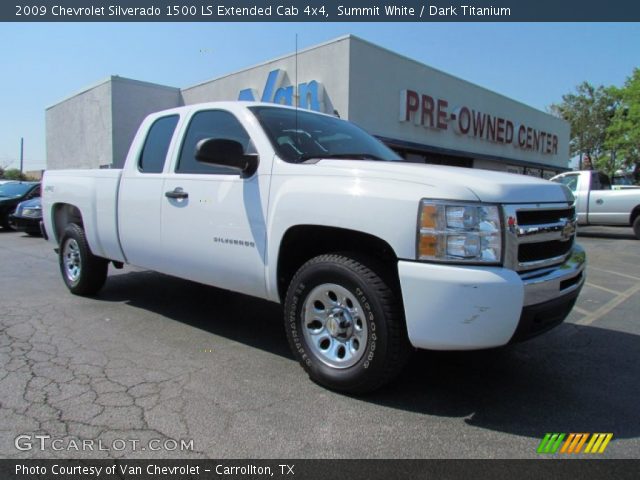 2009 Chevrolet Silverado 1500 LS Extended Cab 4x4 in Summit White