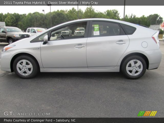 2011 Toyota Prius Hybrid II in Classic Silver Metallic