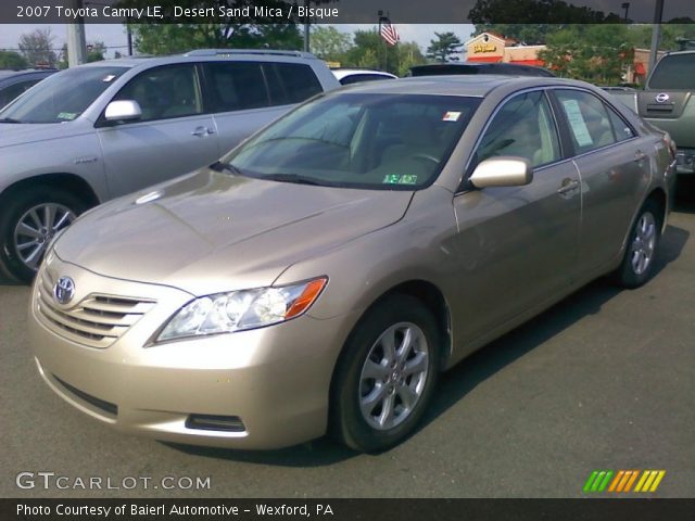 2007 Toyota Camry LE in Desert Sand Mica