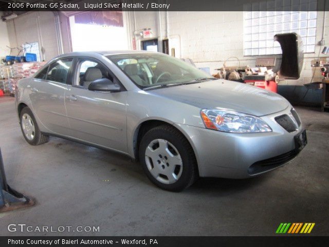 2006 Pontiac G6 Sedan in Liquid Silver Metallic