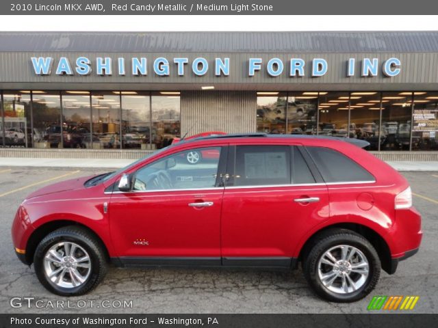 2010 Lincoln MKX AWD in Red Candy Metallic