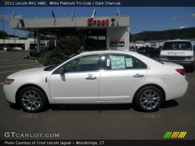 2011 Lincoln MKZ AWD in White Platinum Tri-Coat