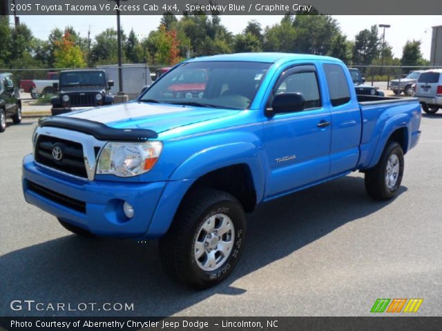 2005 Toyota Tacoma V6 Access Cab 4x4 in Speedway Blue