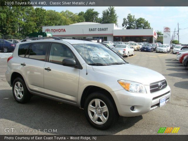 2008 Toyota RAV4 4WD in Classic Silver Metallic