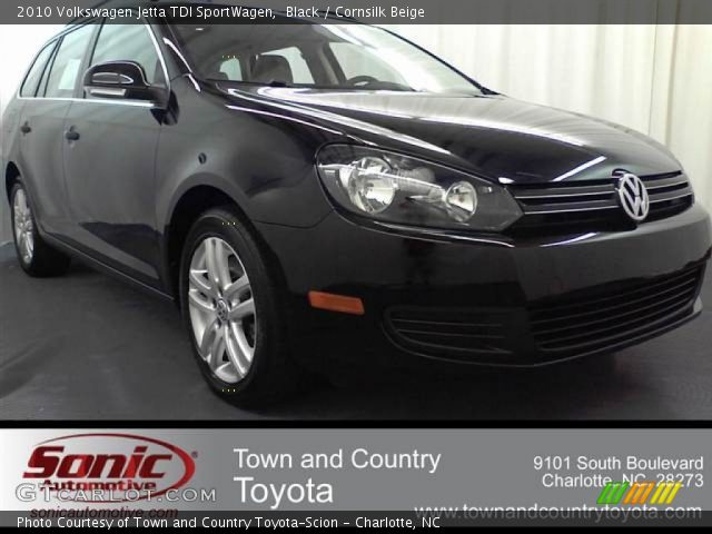 2010 Volkswagen Jetta TDI SportWagen in Black