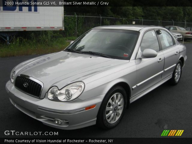 2003 Hyundai Sonata GLS V6 in Brilliant Silver Metallic