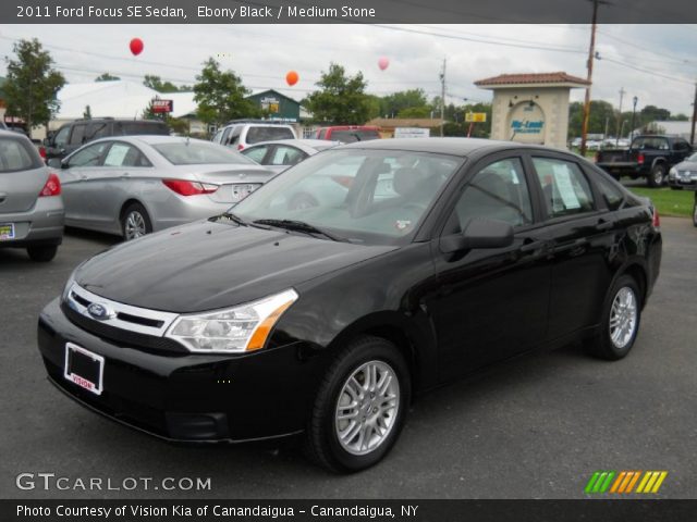 2011 Ford Focus SE Sedan in Ebony Black
