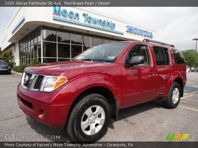 2005 Nissan Pathfinder SE 4x4 in Red Brawn Pearl
