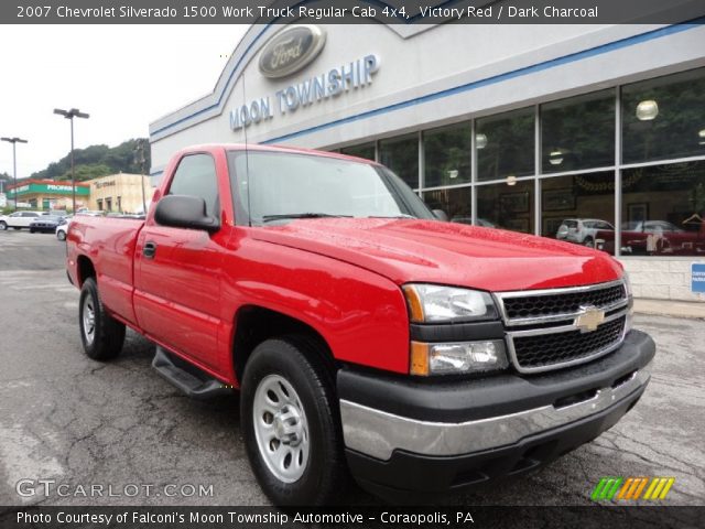 2007 Chevrolet Silverado 1500 Work Truck Regular Cab 4x4 in Victory Red