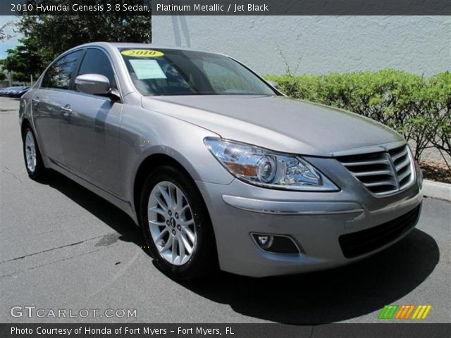 2010 Hyundai Genesis 3.8 Sedan in Platinum Metallic