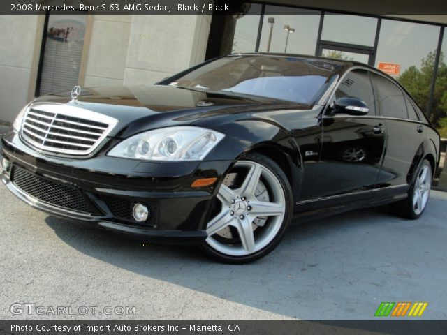 2008 Mercedes-Benz S 63 AMG Sedan in Black
