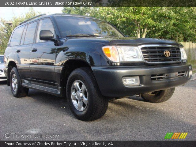 2002 Toyota Land Cruiser  in Black