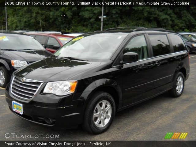 2008 Chrysler town and country touring black