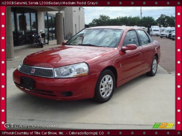 2003 Saturn L Series L200 Sedan in Medium Red