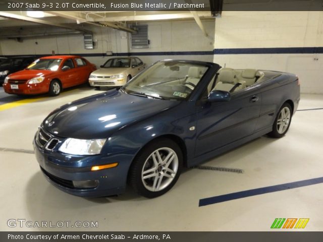 2007 Saab 9-3 2.0T Convertible in Fusion Blue Metallic