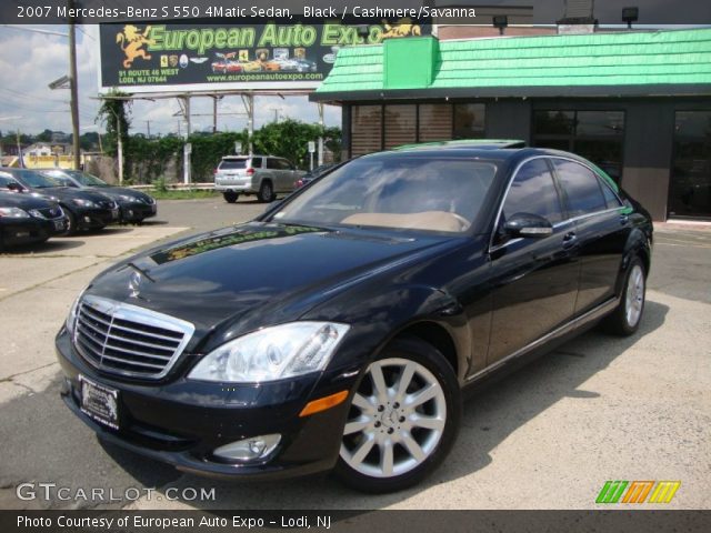 2007 Mercedes-Benz S 550 4Matic Sedan in Black