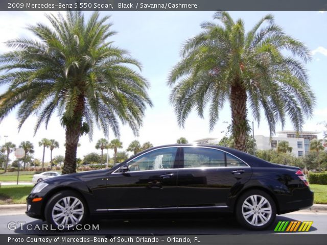 2009 Mercedes-Benz S 550 Sedan in Black