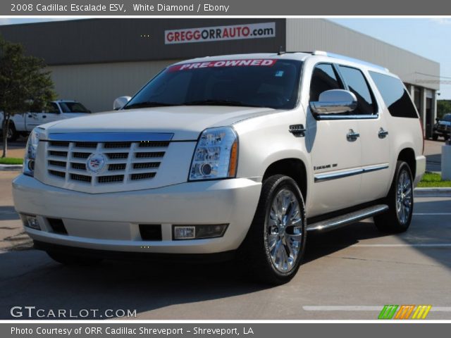 2008 Cadillac Escalade ESV in White Diamond