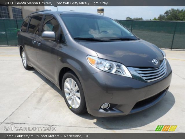2011 Toyota Sienna Limited in Predawn Gray Mica