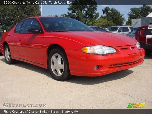 2000 Chevrolet Monte Carlo SS in Torch Red