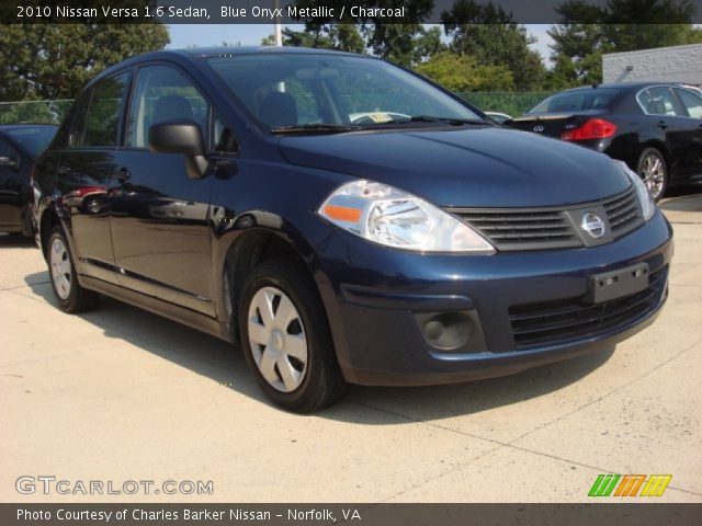 2010 Nissan Versa 1.6 Sedan in Blue Onyx Metallic