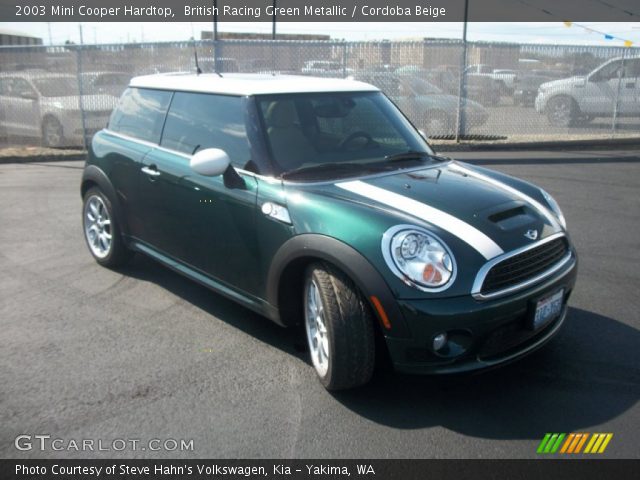 2003 Mini Cooper Hardtop in British Racing Green Metallic