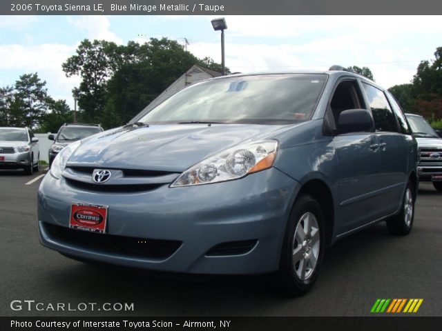 2006 Toyota Sienna LE in Blue Mirage Metallic