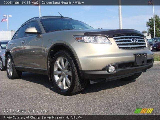 2003 Infiniti FX 35 AWD in Golden Sand Metallic