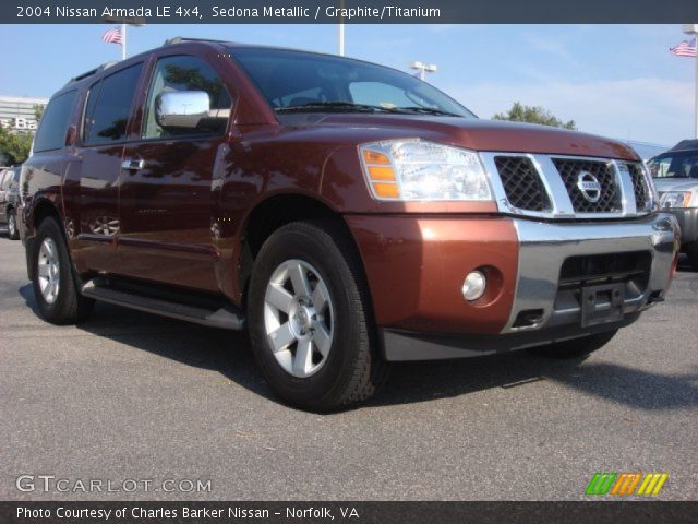 2004 Nissan Armada LE 4x4 in Sedona Metallic