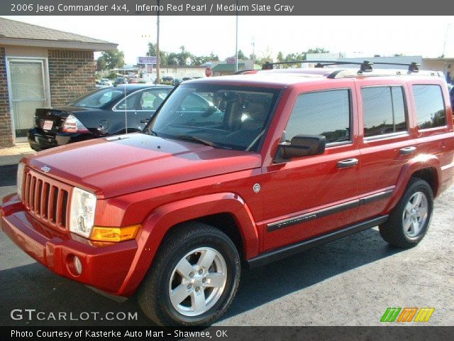 2006 Jeep Commander 4x4 in Inferno Red Pearl
