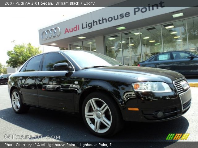 2007 Audi A4 2.0T Sedan in Brilliant Black